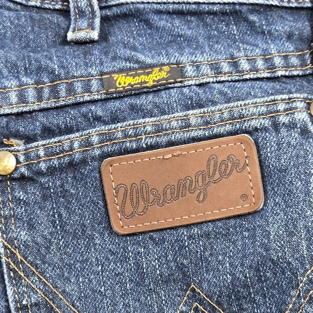 Wrangler 47MWZ Premium‎ Performance Mens 32x34 Regular Fit Cowboy Cut Jeans Blue